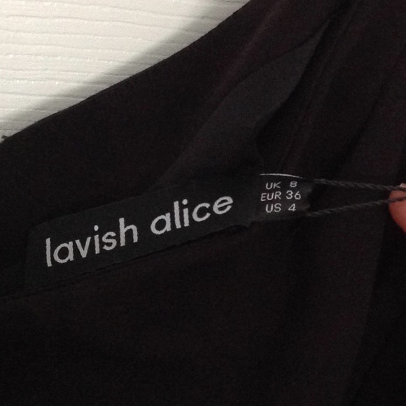 Lavish Alice black midi Dress - Picture 5 of 5